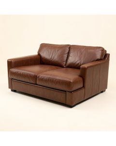 Bartlett Full 69.9 '' Wide Faux Leather Tight Back Convertible Sofa (synthetic illustration; no displayed measurements)