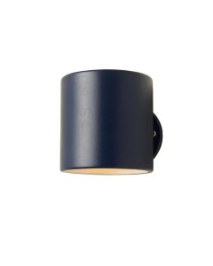 Aspen Brook Wall Sconce Mounted On A Plain Wall - Navy (synthetic illustration; no displayed measurements)