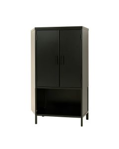 Bay Bridge Wall-Mounted Laundry Cabinet - Black (synthetic illustration; no displayed measurements)