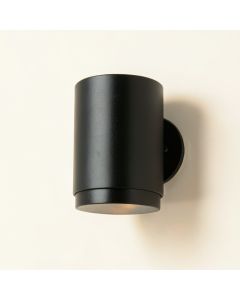 Dawn Bridge Wall Sconce Mounted On A Plain Wall - Black (synthetic illustration; no displayed measurements)
