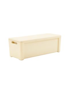 Hazel Bend Narrow Outdoor Storage Bench - Cream (synthetic illustration; no displayed measurements)