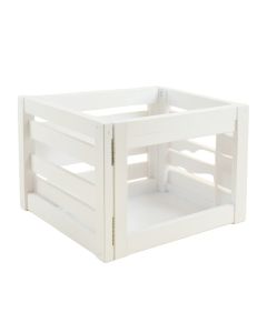 Briar Field Empty Furniture-Style Pet Crate - White (synthetic illustration; no displayed measurements)