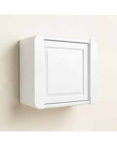 Spruce Dale Wall-Mounted Entry Cabinet - White (synthetic illustration; no displayed measurements)