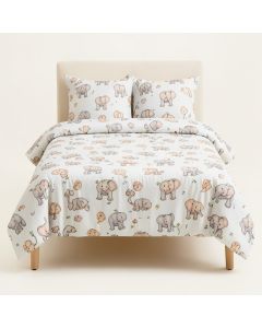 Elephant 11 Piece Crib Bedding Set (synthetic illustration; no displayed measurements)