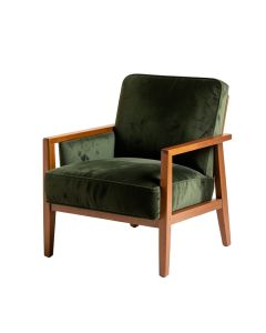 Straus 27.6 '' Wide Velvet Side Chair (synthetic illustration; no displayed measurements)