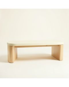 Wren Canyon Indoor Bench - Cream (synthetic illustration; no displayed measurements)