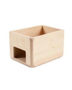 Pine Edge Empty Furniture-Style Litter Enclosure - Beige (synthetic illustration; no displayed measurements)