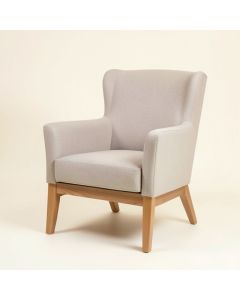 Cueto 31 '' Wide Polyester Wingback Chair (synthetic illustration; no displayed measurements)