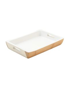 Fern Bluff Serving Tray - White (synthetic illustration; no displayed measurements)