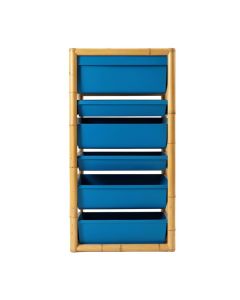 Cedar Bridge Empty Vertical Garden Frame - Blue (synthetic illustration; no displayed measurements)