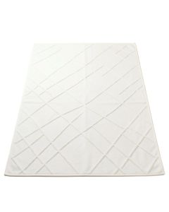 Reed Bridge Rectangular Area Rug - White (synthetic illustration; no displayed measurements)