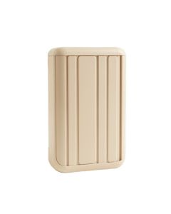 Elm Crest Narrow Outdoor Storage Bench - Beige