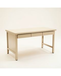 Ash Brook Empty Workshop Workbench - Beige (synthetic illustration; no displayed measurements)