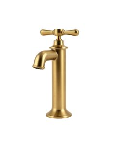 Kingston Double Handle Floor Mounted Clawfoot Tub Faucet