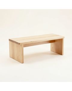 North Adams Solid Wood Bench (synthetic illustration; no displayed measurements)