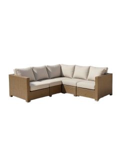 Outdoor 5 Piece Sofa Seating Group With Cushions