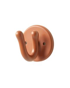 Holly Bridge Wall-Mounted Robe Hook - Terracotta (synthetic illustration; no displayed measurements)