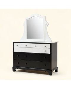 Daniella 6 Drawer Dresser With Mirror (synthetic illustration; no displayed measurements)