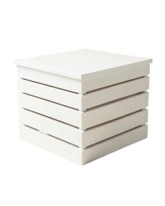 Wren Bridge Closed Outdoor Storage Box - White (synthetic illustration; no displayed measurements)