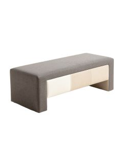 Ariyel Upholstered Wood Bench (synthetic illustration; no displayed measurements)