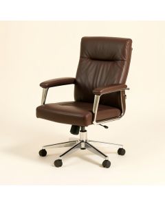 Office Ergonomic Faux Leather Executive Chair (synthetic illustration; no displayed measurements)