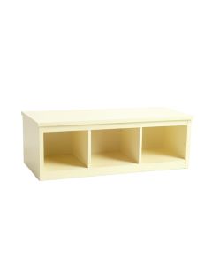 Cove Brook Shoe Storage Bench - Ivory