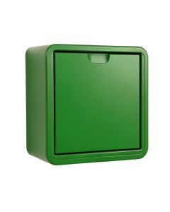 Slate Branch Wall-Mounted Laundry Cabinet - Green (synthetic illustration; no displayed measurements)