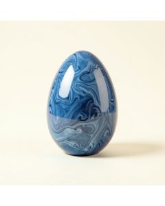 Leedy Marbled Egg Sculpture (synthetic illustration; no displayed measurements)