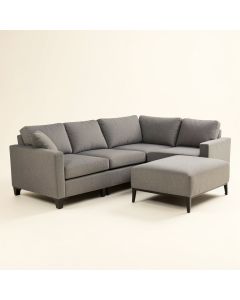 Cazenovia 73 '' Wide Reversible Sofa & Chaise With Ottoman (synthetic illustration; no displayed measurements)