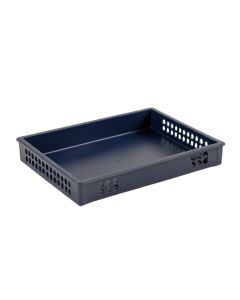 Stone Branch Empty Under-Desk Cable Tray - Navy