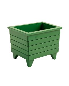 Shore Bridge Empty Raised Planter - Green (synthetic illustration; no displayed measurements)