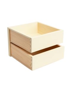 Linden Edge Under-Desk Drawer Unit - Cream