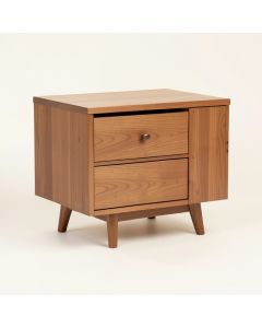 Seville Mid-Century 1 Drawer Nightstand (synthetic illustration; no displayed measurements)
