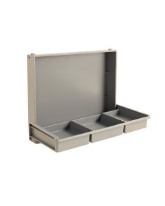 Shore Brook Empty Wall-Mounted Tool Organizer Panel - Gray