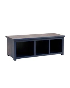 Clay Dell Shoe Storage Bench - Navy (synthetic illustration; no displayed measurements)