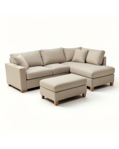 81 '' Wide Reversible Sofa & Chaise With Ottoman (synthetic illustration; no displayed measurements)