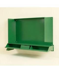 Cliff Dale Empty Wall-Mounted Tool Organizer Panel - Green (synthetic illustration; no displayed measurements)