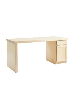 Dune Bend Empty Workshop Workbench - Ivory