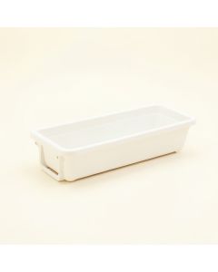 Ash Arc Empty Railing Planter With Integral Brackets (synthetic illustration; no displayed measurements)