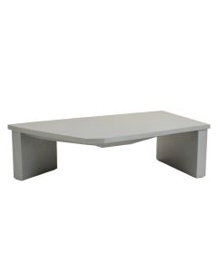 Heath Dale Desktop Monitor Riser - Gray (synthetic illustration; no displayed measurements)