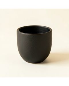 Ash Crossing Empty Candle Holder - Black (synthetic illustration; no displayed measurements)