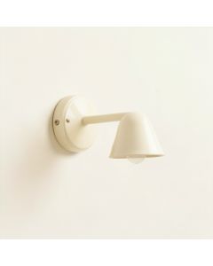 Glen Bluff Wall Sconce Mounted On A Plain Wall - Cream (synthetic illustration; no displayed measurements)