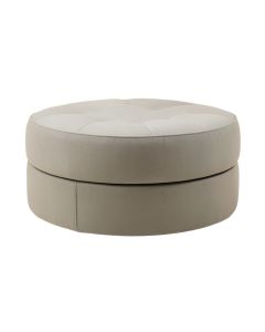 Darell 36 '' Wide Tufted Round Storage Ottoman (synthetic illustration; no displayed measurements)