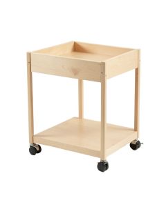 Flint Dell Empty Rolling Workshop Cart - Beige (synthetic illustration; no displayed measurements)
