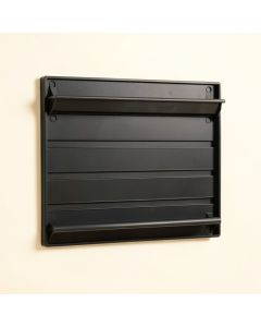 Spruce Dale Empty Wall-Mounted Tool Organizer Panel - Black (synthetic illustration; no displayed measurements)