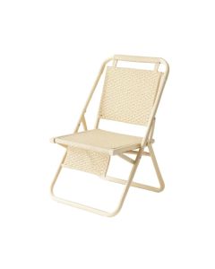 Glen Crest Folding Outdoor Chair - Ivory