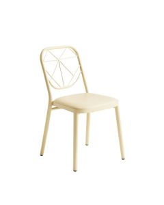 Sage Bend Dining Chair - Ivory (synthetic illustration; no displayed measurements)