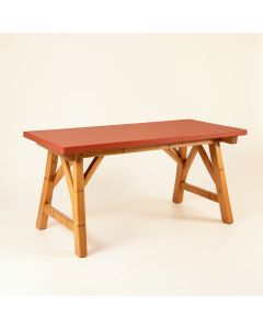 Brook Brook Empty Workshop Workbench - Terracotta (synthetic illustration; no displayed measurements)