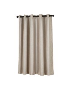 Rylan Damask Semi-Sheer Grommet Single Curtain Panel