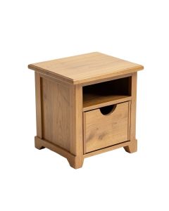 Hajrah End Table With Storage (synthetic illustration; no displayed measurements)
